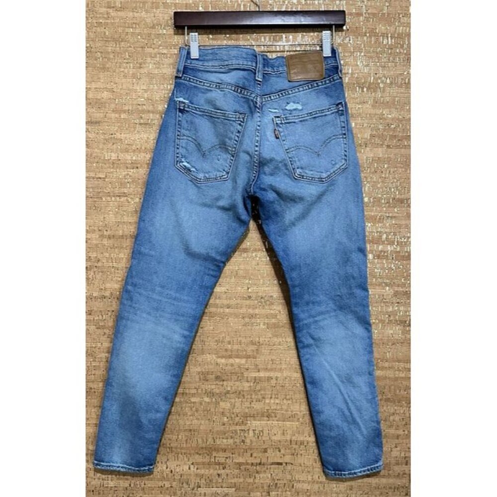 LEVI'S PREMIUM 512 SLIM TAPER JEAN PERFORMANCE \Stretch Men 28X28* Distressed - Picture 2 of 11